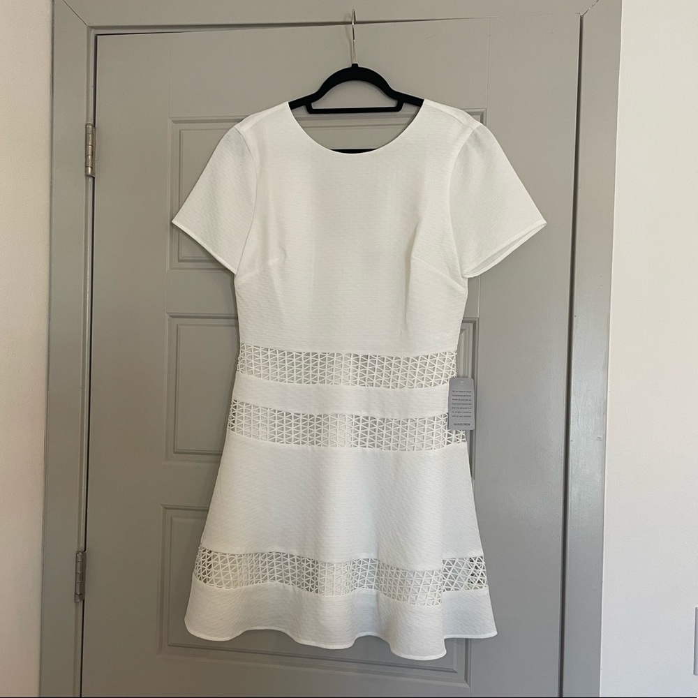 Nordstrom white dress, NWT, size L!